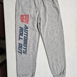 Gray Autobots Kids Casual Bottoms